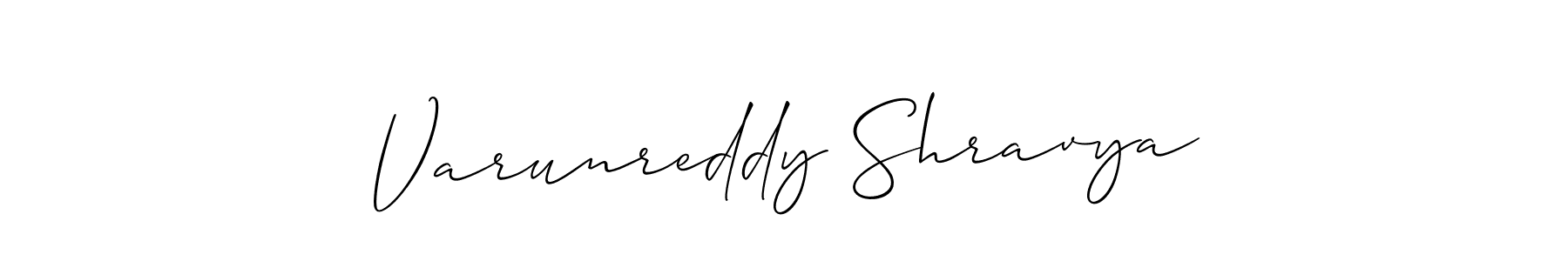 This is the best signature style for the Varunreddy Shravya name. Also you like these signature font (Allison_Script). Mix name signature. Varunreddy Shravya signature style 2 images and pictures png