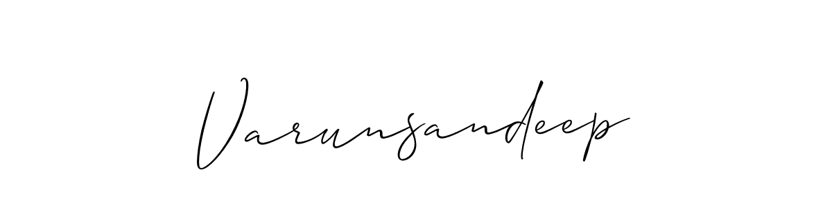 How to Draw Varunsandeep signature style? Allison_Script is a latest design signature styles for name Varunsandeep. Varunsandeep signature style 2 images and pictures png