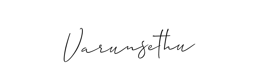 Also You can easily find your signature by using the search form. We will create Varunsethu name handwritten signature images for you free of cost using Allison_Script sign style. Varunsethu signature style 2 images and pictures png