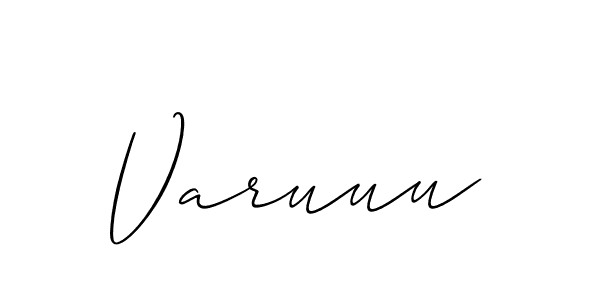 Make a beautiful signature design for name Varuuu. Use this online signature maker to create a handwritten signature for free. Varuuu signature style 2 images and pictures png