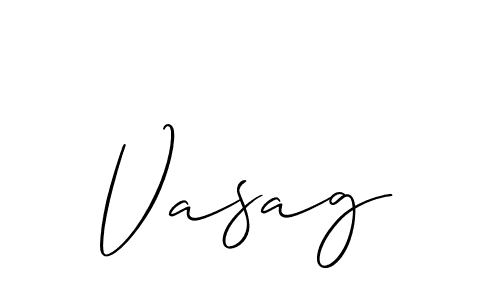 How to Draw Vasag signature style? Allison_Script is a latest design signature styles for name Vasag. Vasag signature style 2 images and pictures png