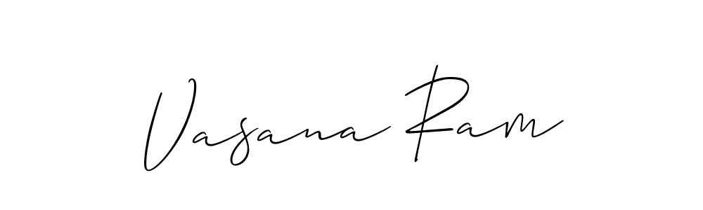 Also we have Vasana Ram name is the best signature style. Create professional handwritten signature collection using Allison_Script autograph style. Vasana Ram signature style 2 images and pictures png