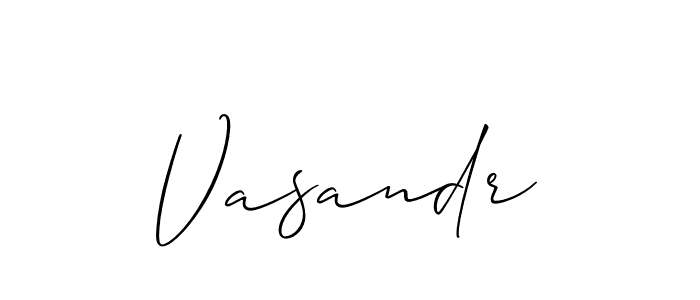 Best and Professional Signature Style for Vasandr. Allison_Script Best Signature Style Collection. Vasandr signature style 2 images and pictures png