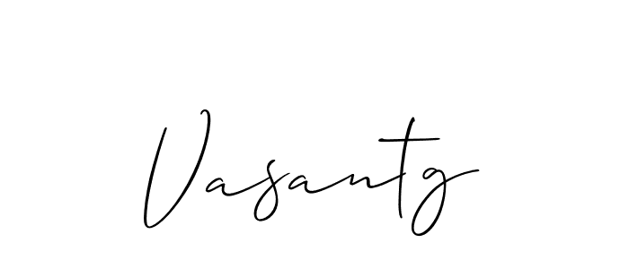 Similarly Allison_Script is the best handwritten signature design. Signature creator online .You can use it as an online autograph creator for name Vasantg. Vasantg signature style 2 images and pictures png