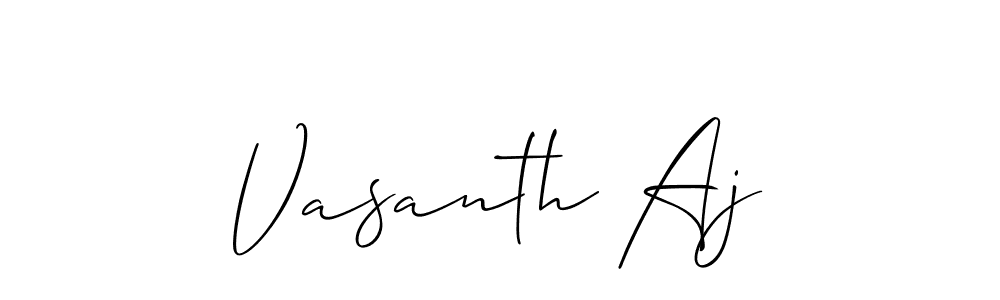 Here are the top 10 professional signature styles for the name Vasanth Aj. These are the best autograph styles you can use for your name. Vasanth Aj signature style 2 images and pictures png
