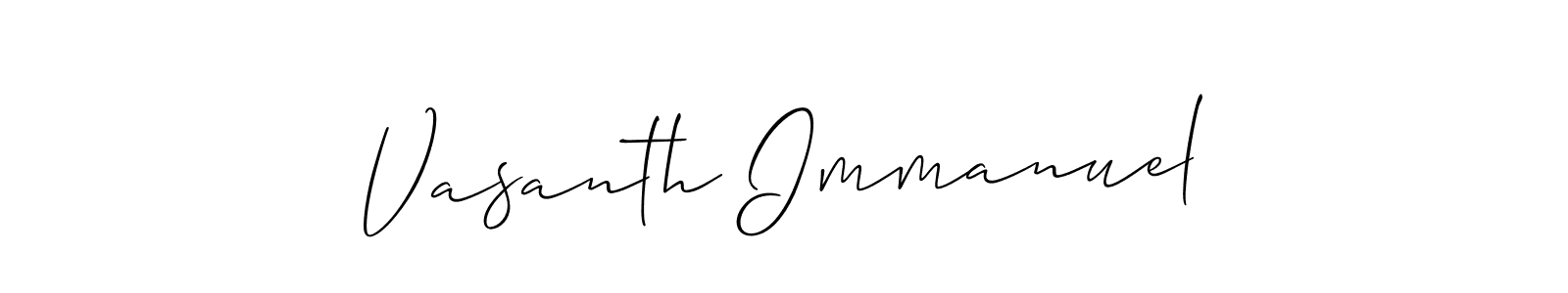 Here are the top 10 professional signature styles for the name Vasanth Immanuel. These are the best autograph styles you can use for your name. Vasanth Immanuel signature style 2 images and pictures png