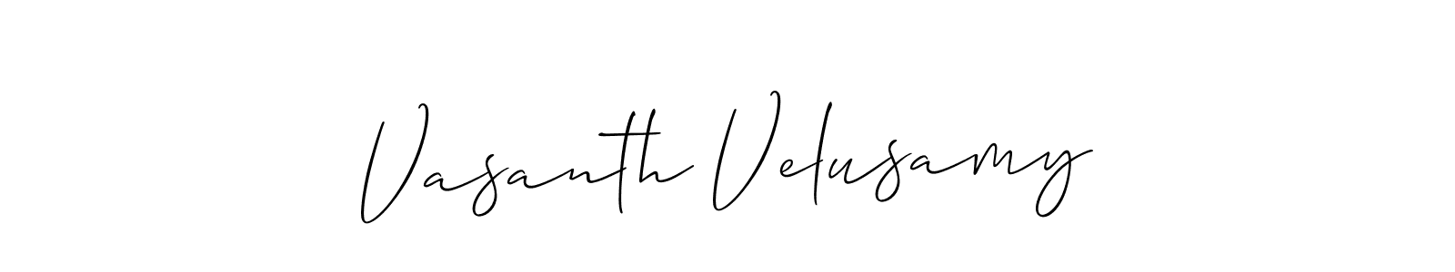 Once you've used our free online signature maker to create your best signature Allison_Script style, it's time to enjoy all of the benefits that Vasanth Velusamy name signing documents. Vasanth Velusamy signature style 2 images and pictures png