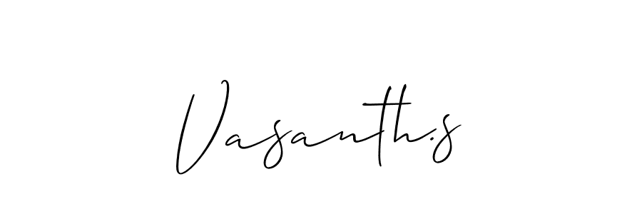 Make a short Vasanth.s signature style. Manage your documents anywhere anytime using Allison_Script. Create and add eSignatures, submit forms, share and send files easily. Vasanth.s signature style 2 images and pictures png
