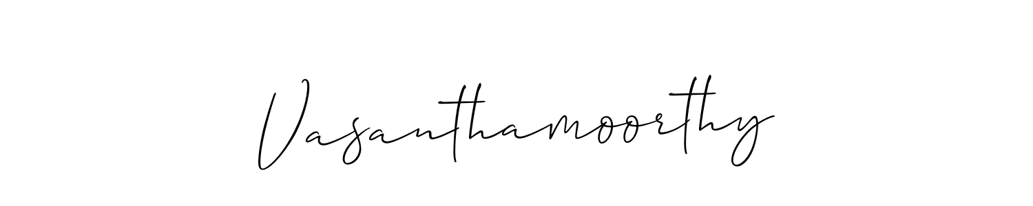 Once you've used our free online signature maker to create your best signature Allison_Script style, it's time to enjoy all of the benefits that Vasanthamoorthy name signing documents. Vasanthamoorthy signature style 2 images and pictures png