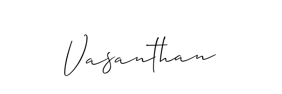 The best way (Allison_Script) to make a short signature is to pick only two or three words in your name. The name Vasanthan include a total of six letters. For converting this name. Vasanthan signature style 2 images and pictures png