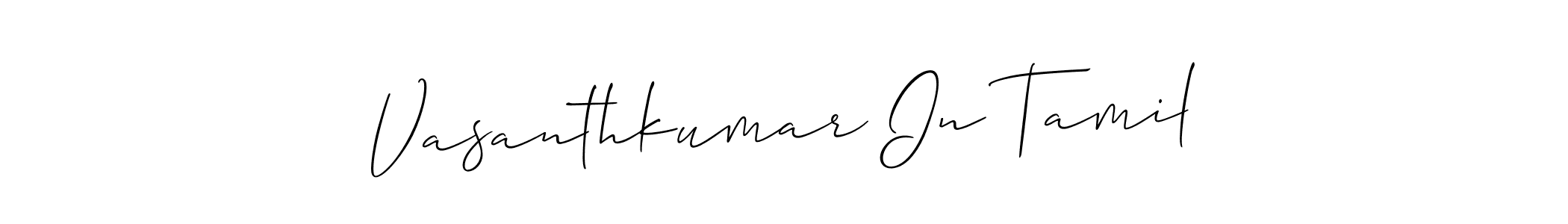 Once you've used our free online signature maker to create your best signature Allison_Script style, it's time to enjoy all of the benefits that Vasanthkumar In Tamil name signing documents. Vasanthkumar In Tamil signature style 2 images and pictures png
