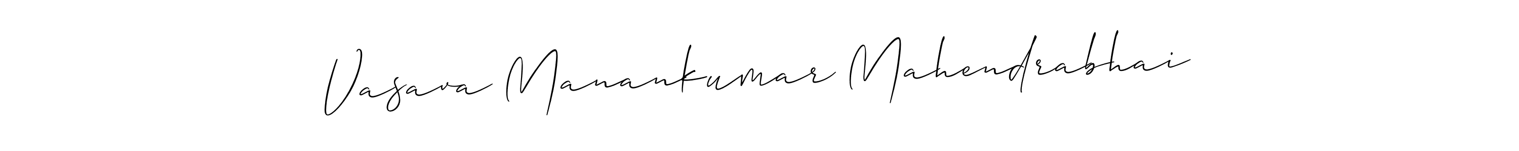 Also You can easily find your signature by using the search form. We will create Vasava Manankumar Mahendrabhai name handwritten signature images for you free of cost using Allison_Script sign style. Vasava Manankumar Mahendrabhai signature style 2 images and pictures png