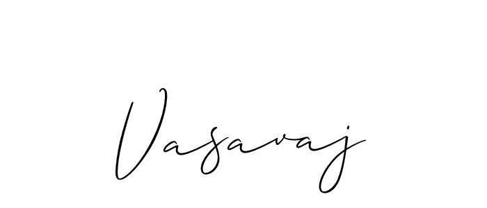 It looks lik you need a new signature style for name Vasavaj. Design unique handwritten (Allison_Script) signature with our free signature maker in just a few clicks. Vasavaj signature style 2 images and pictures png