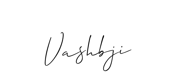 if you are searching for the best signature style for your name Vashbji. so please give up your signature search. here we have designed multiple signature styles  using Allison_Script. Vashbji signature style 2 images and pictures png