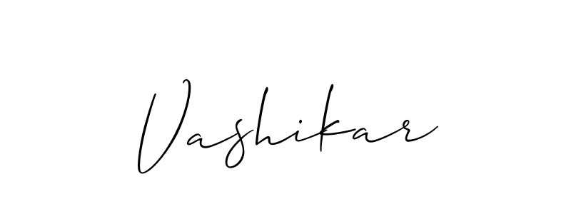 The best way (Allison_Script) to make a short signature is to pick only two or three words in your name. The name Vashikar include a total of six letters. For converting this name. Vashikar signature style 2 images and pictures png