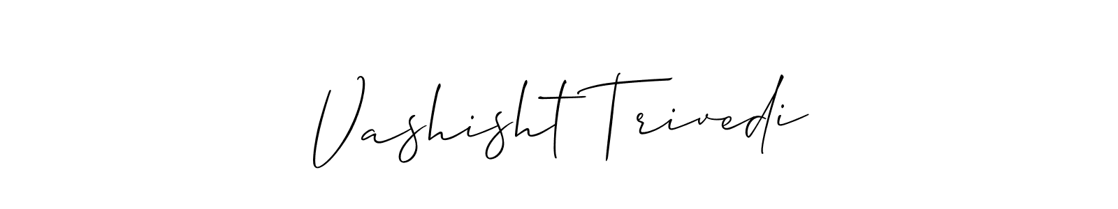 Here are the top 10 professional signature styles for the name Vashisht Trivedi. These are the best autograph styles you can use for your name. Vashisht Trivedi signature style 2 images and pictures png