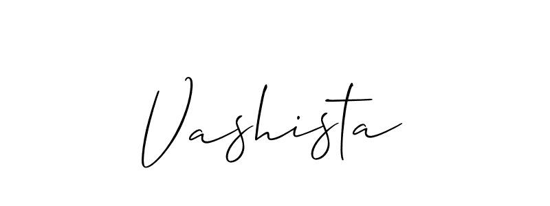 How to make Vashista name signature. Use Allison_Script style for creating short signs online. This is the latest handwritten sign. Vashista signature style 2 images and pictures png