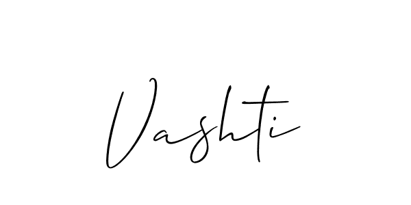 Also we have Vashti name is the best signature style. Create professional handwritten signature collection using Allison_Script autograph style. Vashti signature style 2 images and pictures png