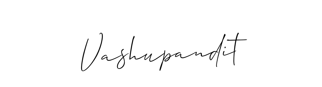 Make a beautiful signature design for name Vashupandit. Use this online signature maker to create a handwritten signature for free. Vashupandit signature style 2 images and pictures png
