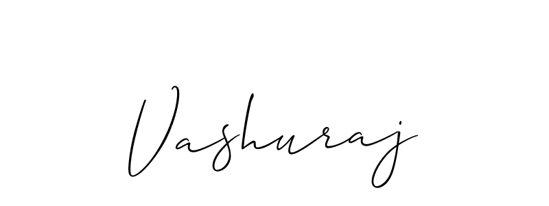 Allison_Script is a professional signature style that is perfect for those who want to add a touch of class to their signature. It is also a great choice for those who want to make their signature more unique. Get Vashuraj name to fancy signature for free. Vashuraj signature style 2 images and pictures png
