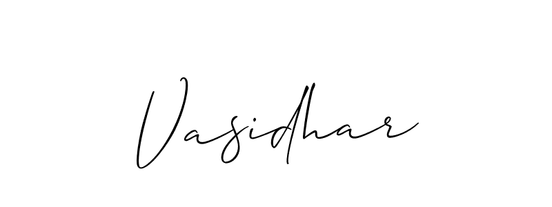 Best and Professional Signature Style for Vasidhar. Allison_Script Best Signature Style Collection. Vasidhar signature style 2 images and pictures png