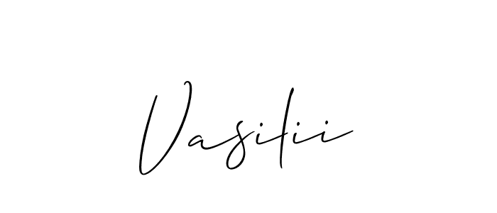 Best and Professional Signature Style for Vasilii. Allison_Script Best Signature Style Collection. Vasilii signature style 2 images and pictures png