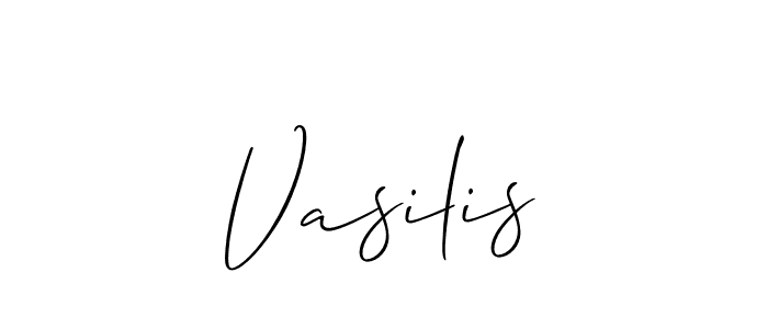 Make a beautiful signature design for name Vasilis. Use this online signature maker to create a handwritten signature for free. Vasilis signature style 2 images and pictures png