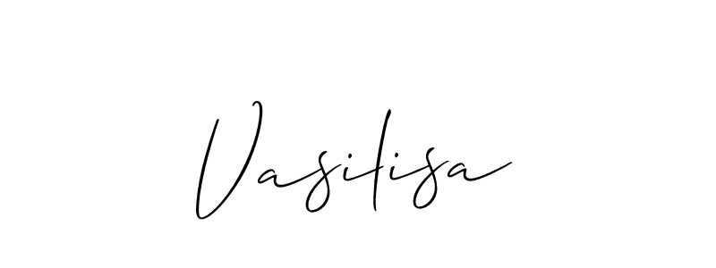 Make a beautiful signature design for name Vasilisa. Use this online signature maker to create a handwritten signature for free. Vasilisa signature style 2 images and pictures png