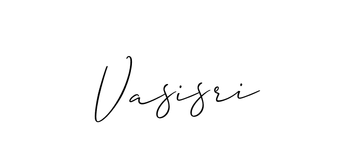 You should practise on your own different ways (Allison_Script) to write your name (Vasisri) in signature. don't let someone else do it for you. Vasisri signature style 2 images and pictures png