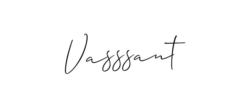 Create a beautiful signature design for name Vasssant. With this signature (Allison_Script) fonts, you can make a handwritten signature for free. Vasssant signature style 2 images and pictures png