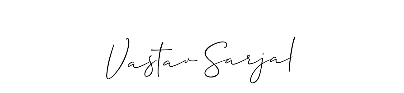 Once you've used our free online signature maker to create your best signature Allison_Script style, it's time to enjoy all of the benefits that Vastav Sarjal name signing documents. Vastav Sarjal signature style 2 images and pictures png