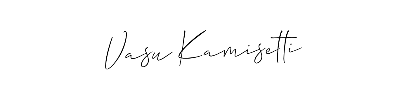 You can use this online signature creator to create a handwritten signature for the name Vasu Kamisetti. This is the best online autograph maker. Vasu Kamisetti signature style 2 images and pictures png