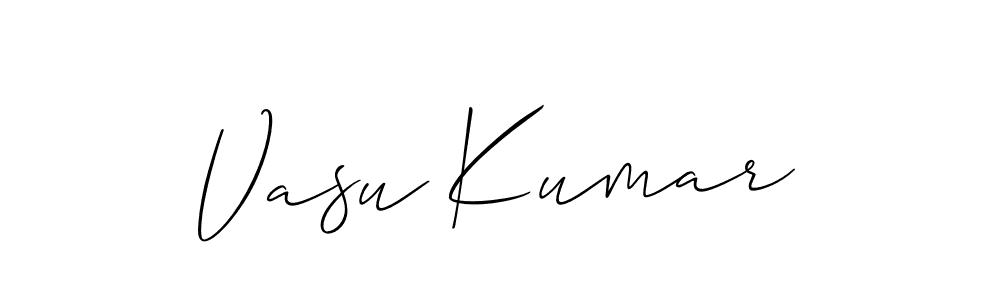 Best and Professional Signature Style for Vasu Kumar. Allison_Script Best Signature Style Collection. Vasu Kumar signature style 2 images and pictures png