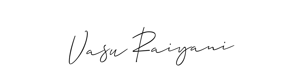 How to Draw Vasu Raiyani signature style? Allison_Script is a latest design signature styles for name Vasu Raiyani. Vasu Raiyani signature style 2 images and pictures png
