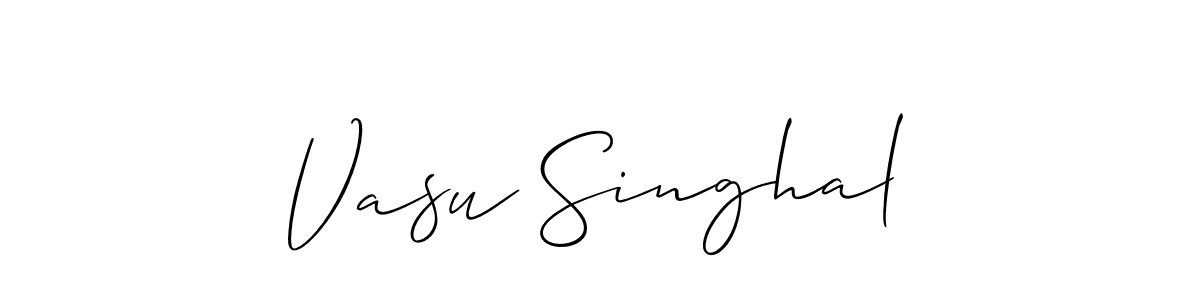 Here are the top 10 professional signature styles for the name Vasu Singhal. These are the best autograph styles you can use for your name. Vasu Singhal signature style 2 images and pictures png