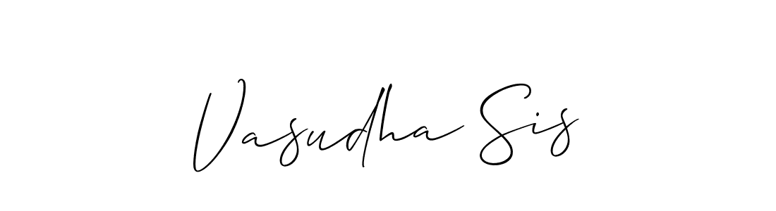 You can use this online signature creator to create a handwritten signature for the name Vasudha Sis. This is the best online autograph maker. Vasudha Sis signature style 2 images and pictures png