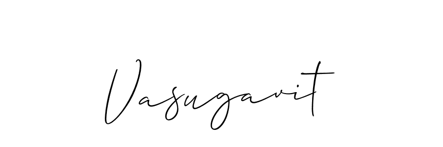 Once you've used our free online signature maker to create your best signature Allison_Script style, it's time to enjoy all of the benefits that Vasugavit name signing documents. Vasugavit signature style 2 images and pictures png