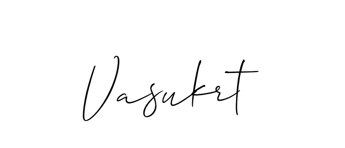 You can use this online signature creator to create a handwritten signature for the name Vasukrt. This is the best online autograph maker. Vasukrt signature style 2 images and pictures png