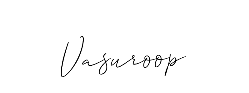 Make a short Vasuroop signature style. Manage your documents anywhere anytime using Allison_Script. Create and add eSignatures, submit forms, share and send files easily. Vasuroop signature style 2 images and pictures png