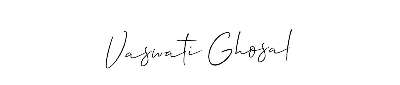 You can use this online signature creator to create a handwritten signature for the name Vaswati Ghosal. This is the best online autograph maker. Vaswati Ghosal signature style 2 images and pictures png