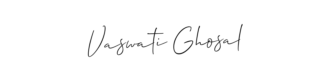 Make a beautiful signature design for name Vaswati Ghosal. Use this online signature maker to create a handwritten signature for free. Vaswati Ghosal signature style 2 images and pictures png