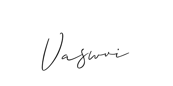 Also we have Vaswvi name is the best signature style. Create professional handwritten signature collection using Allison_Script autograph style. Vaswvi signature style 2 images and pictures png