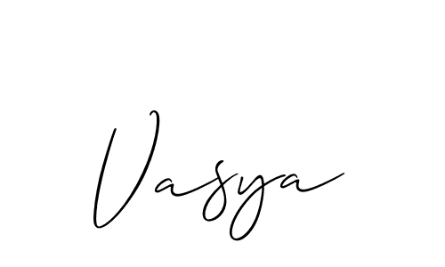 Also You can easily find your signature by using the search form. We will create Vasya name handwritten signature images for you free of cost using Allison_Script sign style. Vasya signature style 2 images and pictures png