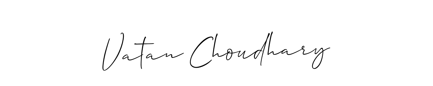 Once you've used our free online signature maker to create your best signature Allison_Script style, it's time to enjoy all of the benefits that Vatan Choudhary name signing documents. Vatan Choudhary signature style 2 images and pictures png