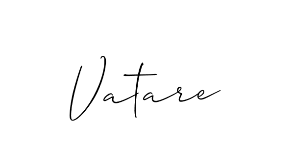 Vatare stylish signature style. Best Handwritten Sign (Allison_Script) for my name. Handwritten Signature Collection Ideas for my name Vatare. Vatare signature style 2 images and pictures png