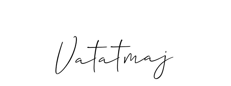 How to Draw Vatatmaj signature style? Allison_Script is a latest design signature styles for name Vatatmaj. Vatatmaj signature style 2 images and pictures png