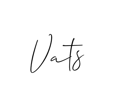 Best and Professional Signature Style for Vats. Allison_Script Best Signature Style Collection. Vats signature style 2 images and pictures png