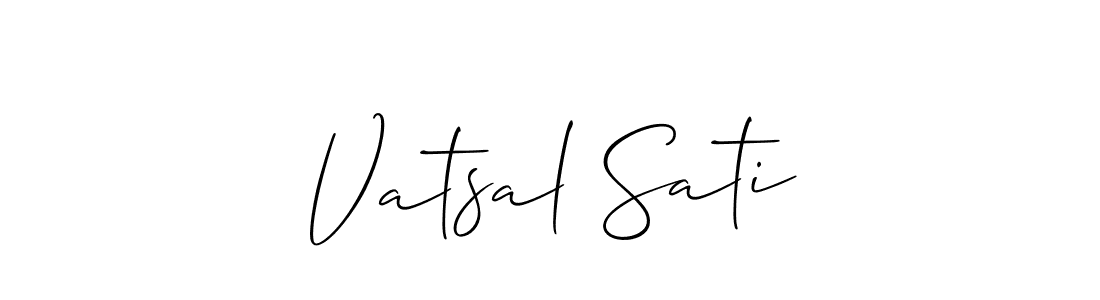 Here are the top 10 professional signature styles for the name Vatsal Sati. These are the best autograph styles you can use for your name. Vatsal Sati signature style 2 images and pictures png