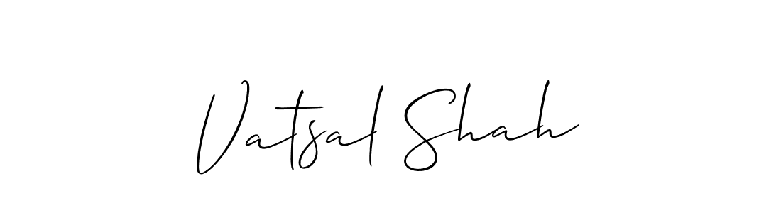 Similarly Allison_Script is the best handwritten signature design. Signature creator online .You can use it as an online autograph creator for name Vatsal Shah. Vatsal Shah signature style 2 images and pictures png