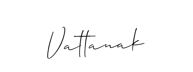 Also we have Vattanak name is the best signature style. Create professional handwritten signature collection using Allison_Script autograph style. Vattanak signature style 2 images and pictures png